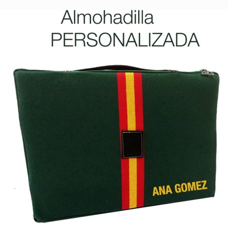 Almohadilla Taurina Verde Bandera de España personalizada