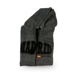 Sweat zippé à capuche gris Madrid – vue 2