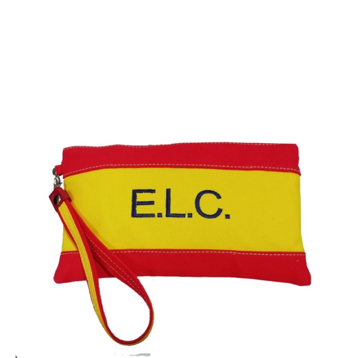 Pochette de soirée personnalisée drapeau espagnol, sac à main clutch souvenir d'Espagne