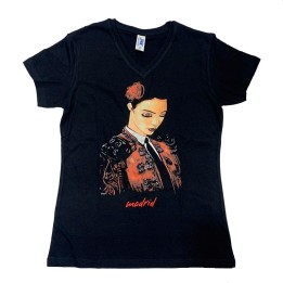 T-shirt Mode Espagnole I Femme Flamenco et Torero, Espagne Souvenirs
