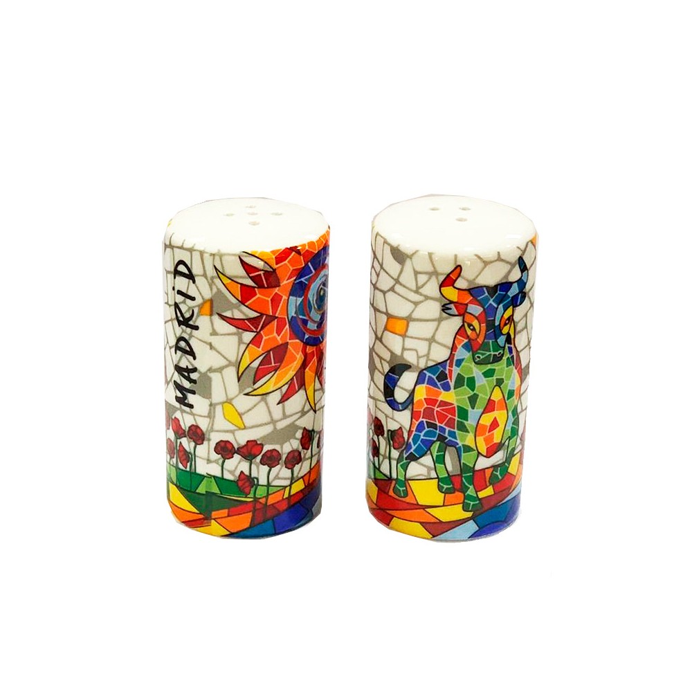 Juego de sal y pimienta "Toro Sol Mosaic"