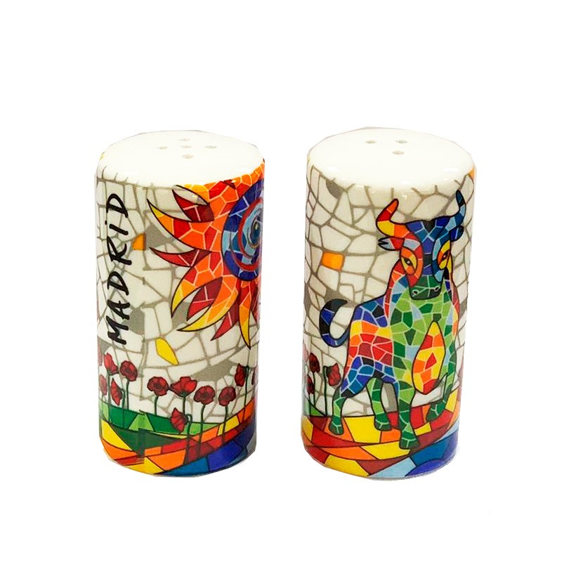 Set salière et poivrière "Toro Sol Mosaic" Trencadís