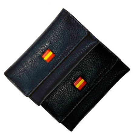 Porte-clés en cuir "Drapeau de l'Espagne"