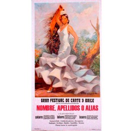 Affiche personnalisée flamenca