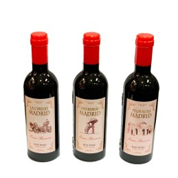 Wine set, bottle "Madrid"