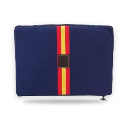 Coussin d'arènes bleu avec drapeau espagnol