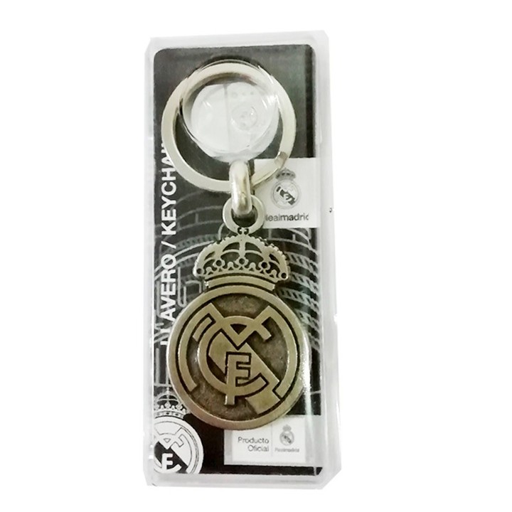 Portachiavi ufficiale del Real Madrid, finitura argento