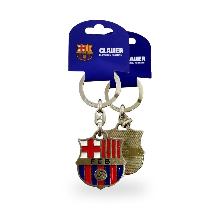 Portachiavi ufficiale dell'FC Barcelona in metallo – vista 3