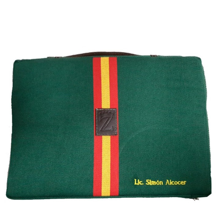 Coussin Tauromachie Drapeau Vert d'Espagne à Personnaliser