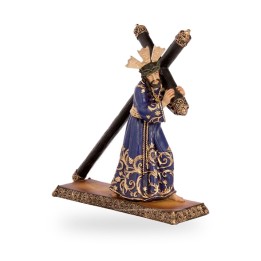 Polychrome Figur Jesús Nazareno El Rico