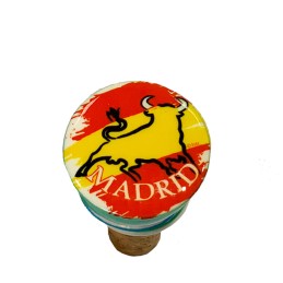 "Bullfighting" bottle stopper
