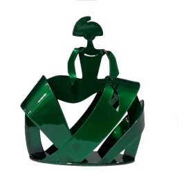 Mini figure of "Las Meninas de Velázquez" in metal