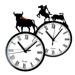 Wall clock "Bullfighting"