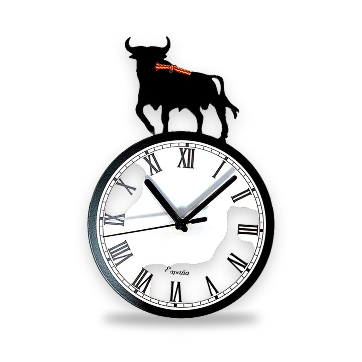 Forjasport wrought iron bullfighting wall clock – view 3