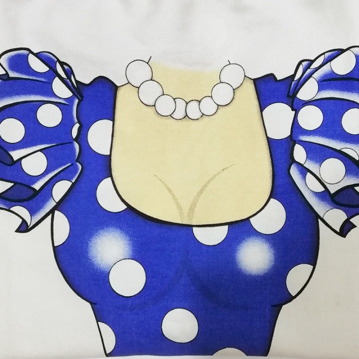Delantal de cocina "Vestido de flamenca" para adulto