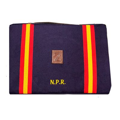 Almohadilla personalizada azul Dos Banderas de España