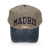 Gorra Robin Ruth «Madrid Original» bicolor marrón con visera denim
