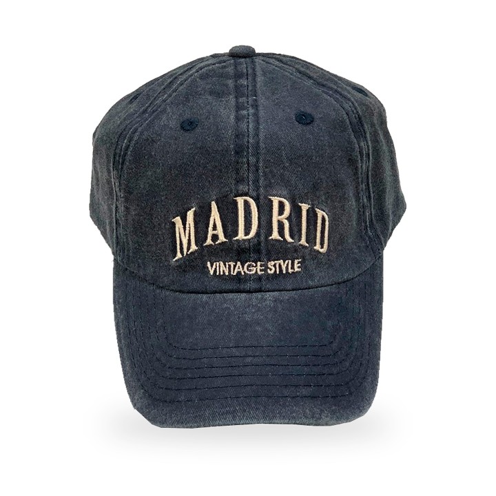 Madrid-Cap Robin Ruth aus gewaschenem Denim in Grau