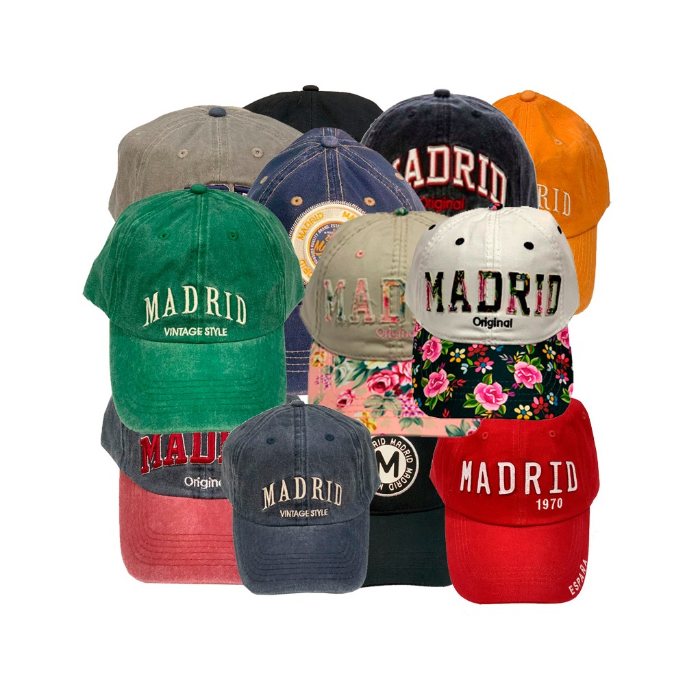 Gorra con visera "MADRID" unisex