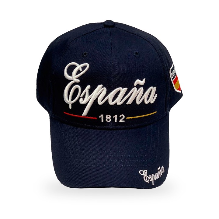Gorra Robin Ruth España, modelo 1 en azul marino con «España 1812»