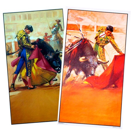 Cartel de toros personalizable completo