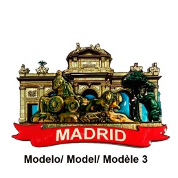 Wooden fridge magnet "Madrid"