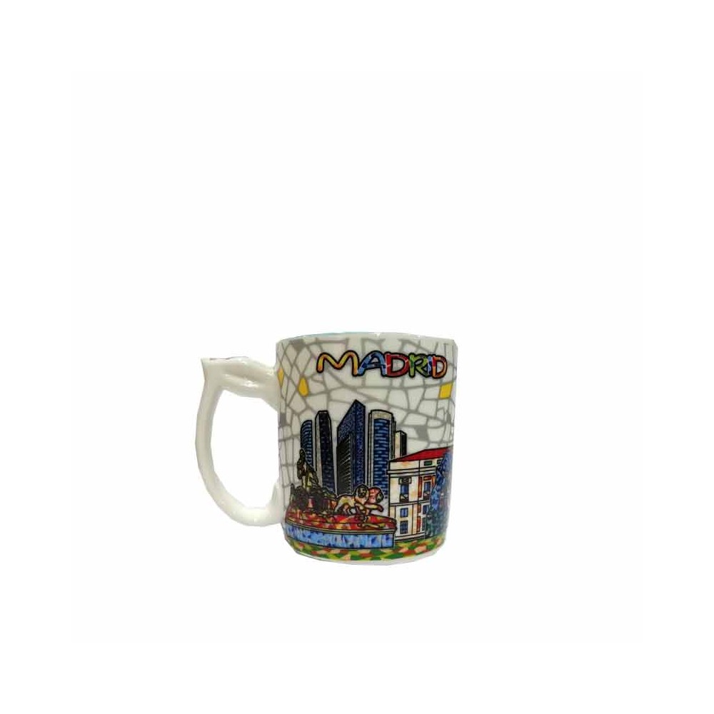 Taza mug "Madrid monumentos Trencadis"