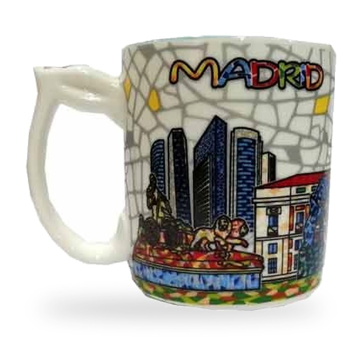 Tazza mug piccola Madrid monumenti Mosaico da 150 ml