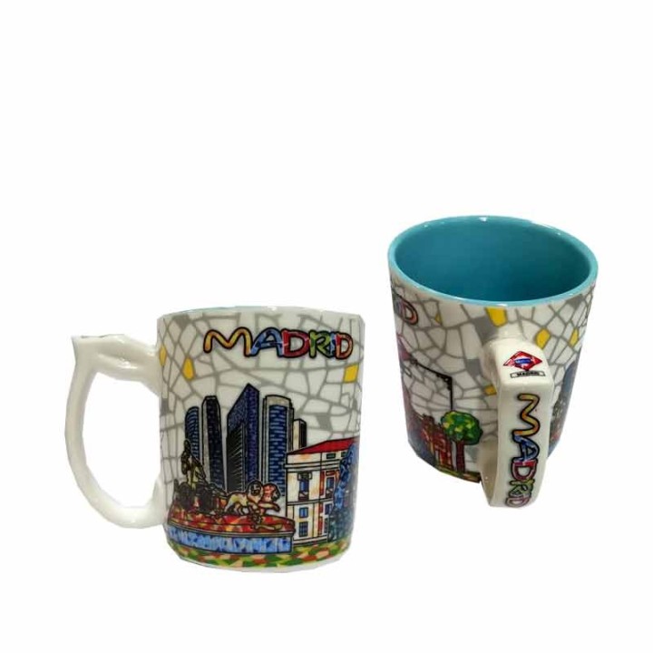 PETIT Mug "Monuments de Madrid Trencadis"
