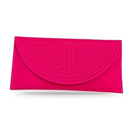 Clutch Esclavina de Capote mit silberner Kette