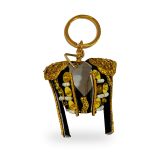 Porte-clés veste de torero fait main, coloris noir
