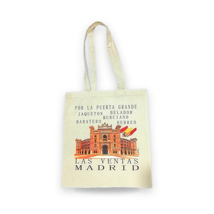 Souvenirs of Madrid tote bag, Las Ventas design