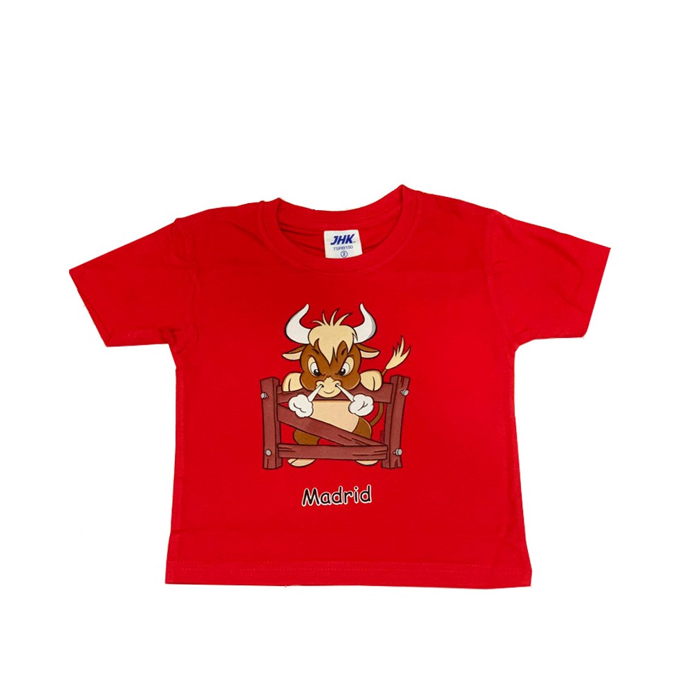 Camiseta "Toro enfadado" infantil