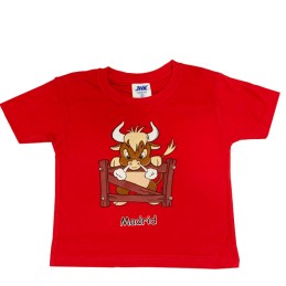 Camiseta "Toro enfadado" infantil