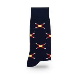 Socken Toreritos Modell Banderillas, Marineblau