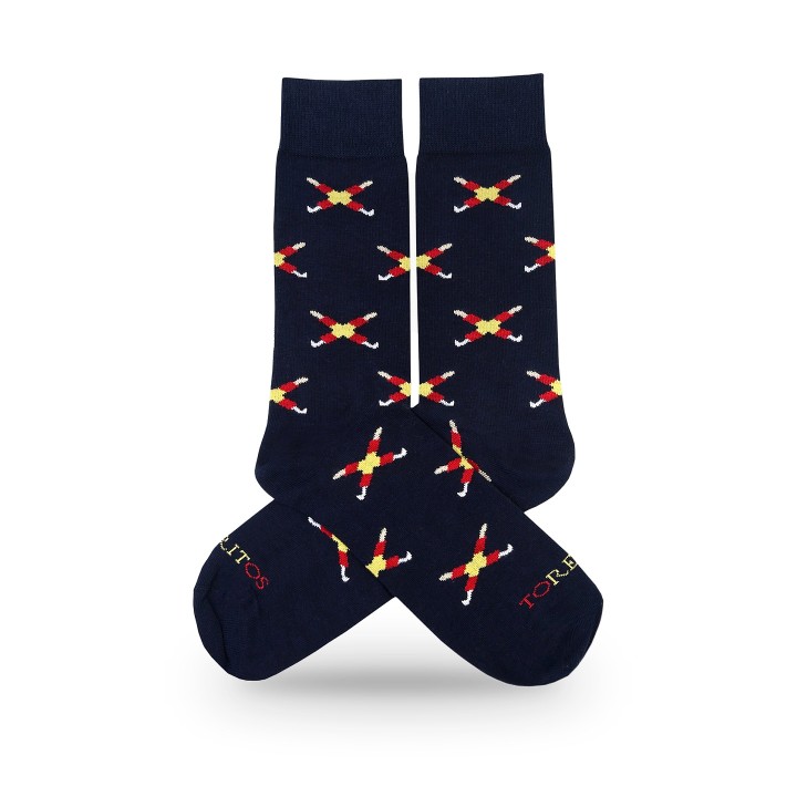 Calzini Toreritos modello Banderillas, blu navy – vista 4
