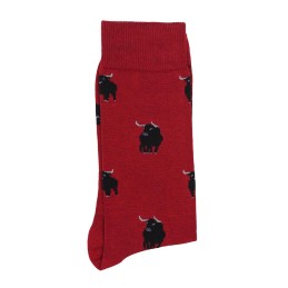 Chaussettes "Toreritos" Banderillas et Taureau