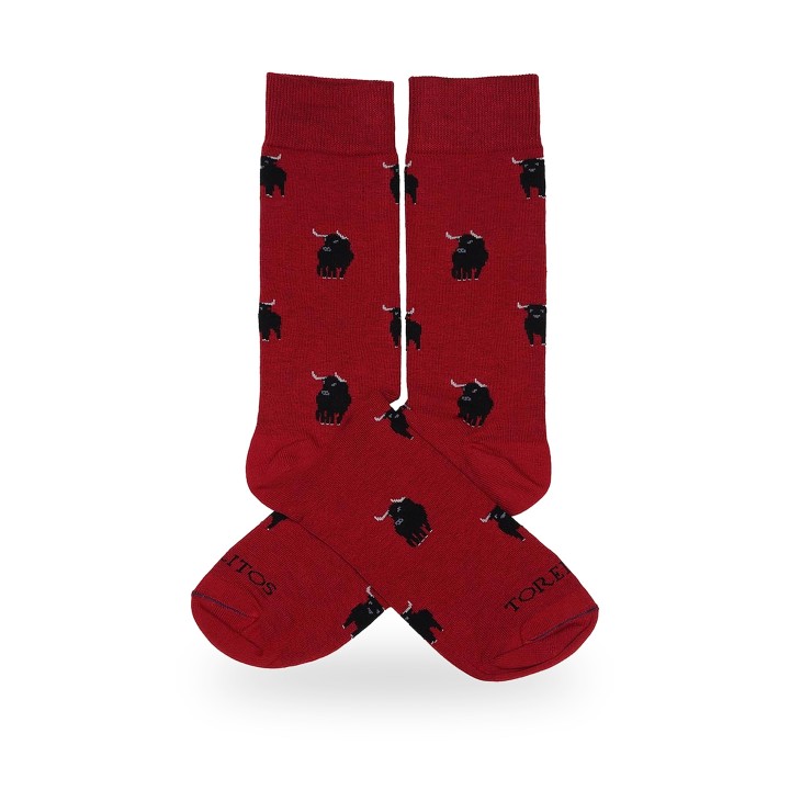 Stierkampf-Socken Toreritos mit Stieren oder Banderillas – Ansicht 7