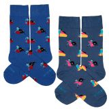 Toreritos bullfighting socks, Capote or Muleta design