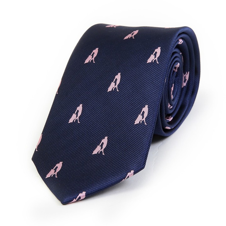 Cravatta taurina Toreritos blu con torero