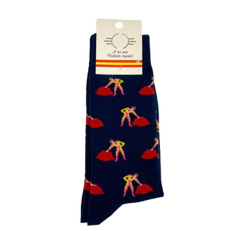 Calcetines "pases Toreros" azules
