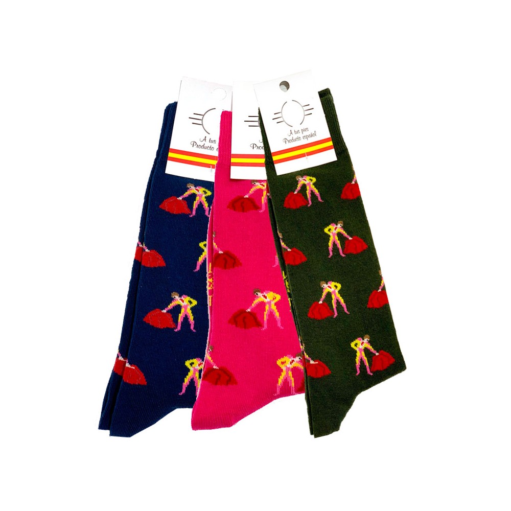 "Bullfighter passes" socks