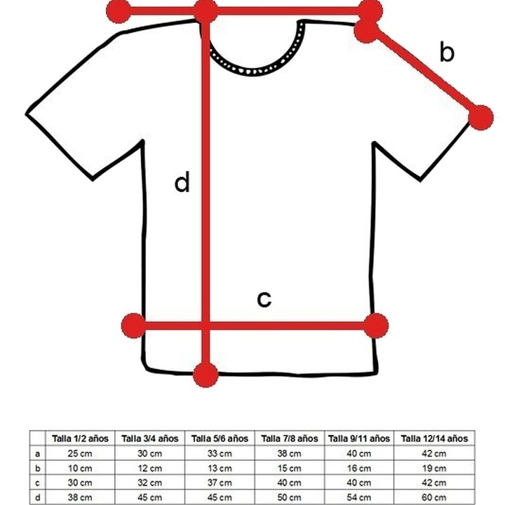 T-shirt de criança vermelha com touro zangado – vista 3