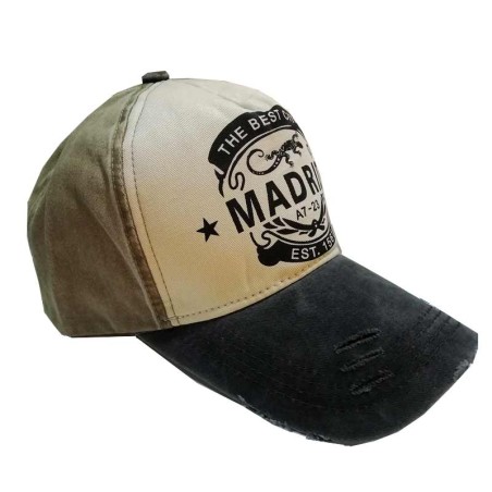 Gorra visera Madrid bicolor