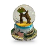 Madrid landmark snow globe, Bear and Strawberry Tree design