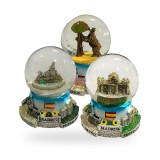 Madrid landmark snow globe, choice of monument and size