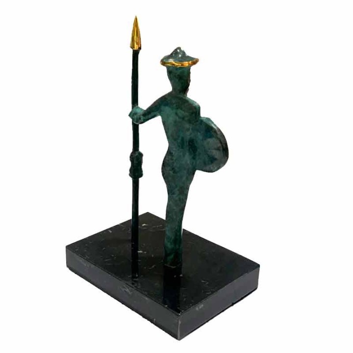 Don Quijote y Sancho Panza, escultura de bronce