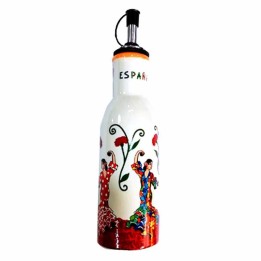 Bouteille d'huile "Flamenca" Trencadis - Souvenirs d´Espagne