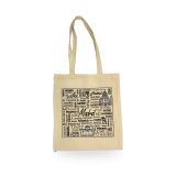 Souvenirs of Madrid tote bag, black and white design