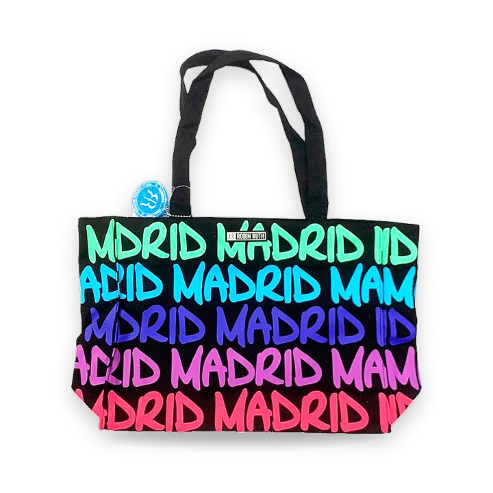 Bolso Robin Ruth Madrid de algodón con letras, varios colores